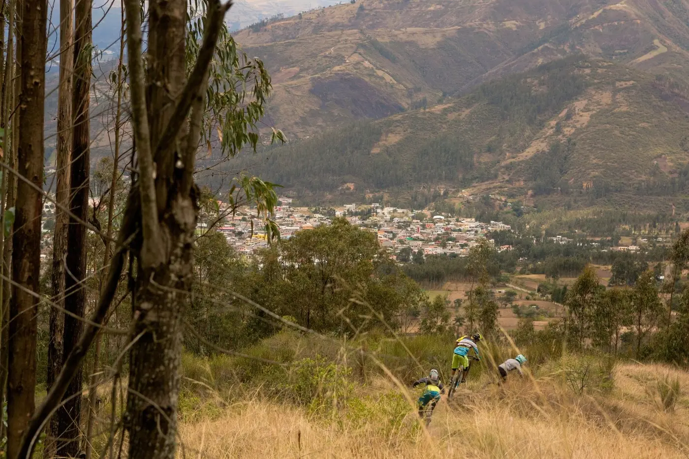 Mountain biking in Ecuador