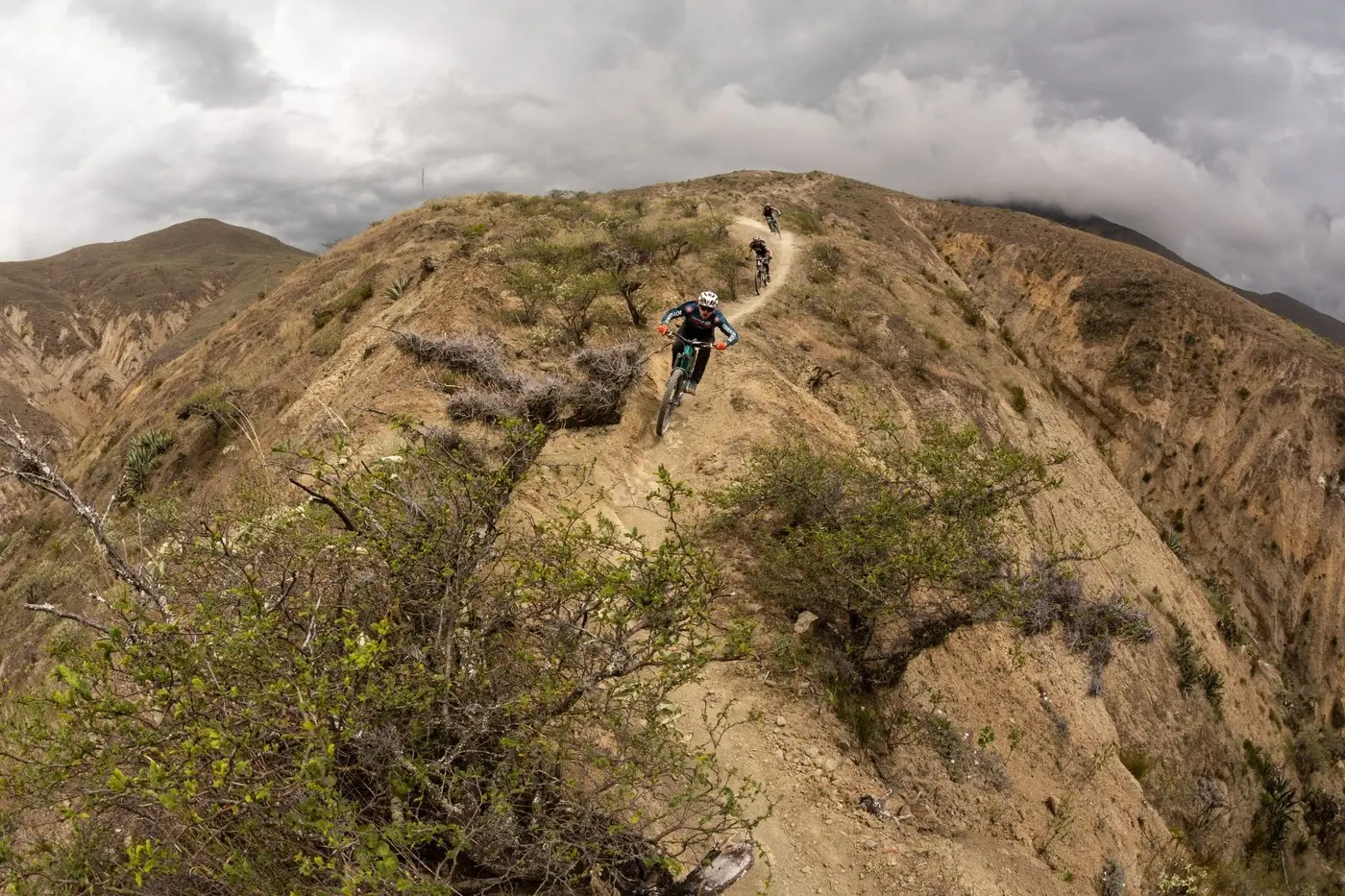 Mountain biking in Ecuador